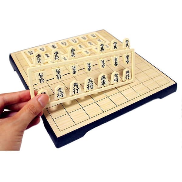 Japan Shogi Magnetisk Hopfällbart Japanskt Schackbräde 25252cm