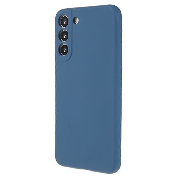 Kompatibelt för Samsung Galaxy S21 FE 5G Gummibelagt TPU-telefonfodral Fiberfoder Anti-Repskydd Azure