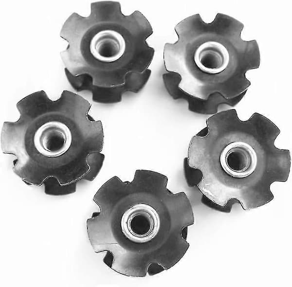 5 stk. Cykelgaffel Stjernmutter Universal Headset Stjernmutter Cykling Bjergvej til Gaffel 1-1/8\" (28,6 mm), Sort