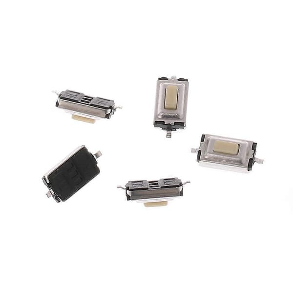100 st 3x6x2,5 mm Momentär Tact SMD SMT Tryckknapp Micro Switch 2 Pin