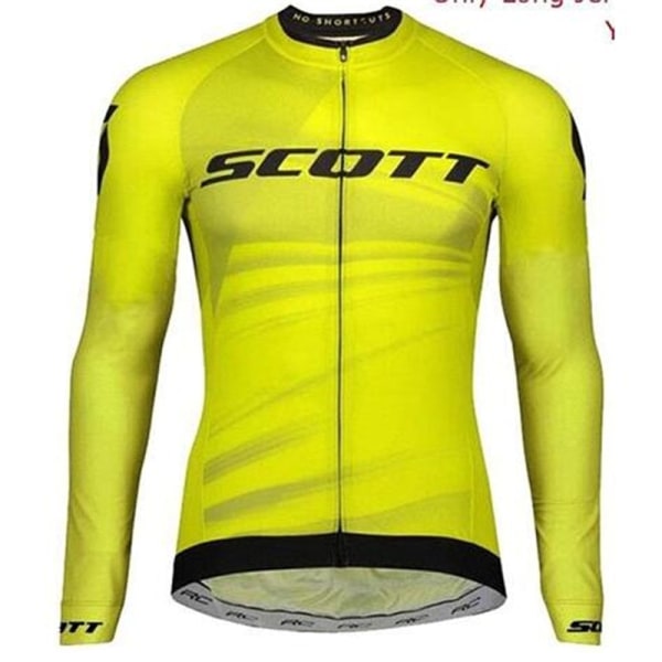 SCOTT 2023 mountainbike cykel herr långärmad kostym cykelkläder andas MTB cykelkläder jersey ciclismo Cycling Jersey XL