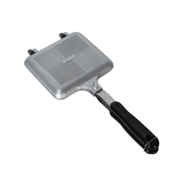 Dobbeltsidig Sandwichpanne Non-stick Sammenleggbar Grill Stekepanne For Brød Toast Frokostmaskin Kjøkkenutstyr Y