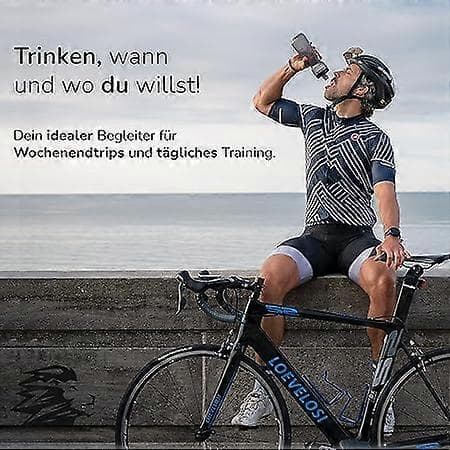 Sort aluminium cykel flaskeholder, stabil og bærende, egnet til mountainbikes