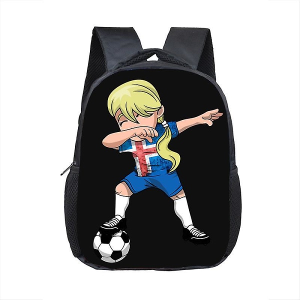 VM fotboll Print Ryggsäck 12 tums reseryggsäck style 4