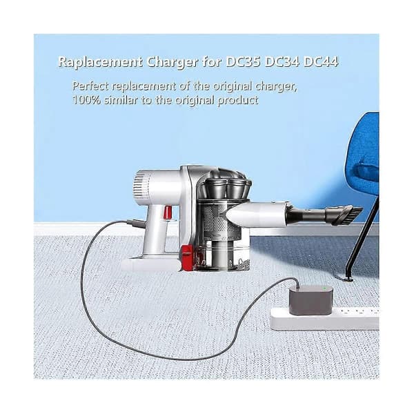 Laddare för Dc30 Dc31 Dc34 Dc35 Dc44 Dc45 Dc56 Dc57 Dammsugare Strömledning Batteri Strömadapter