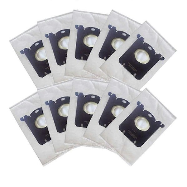 10-pack Ersättningsdammsugarpåsar Kompatibla för S Bag Classic El200f El8500 Dammsugare A (trassel)