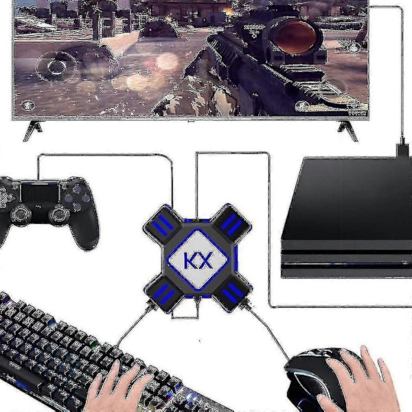 Tukee Ns/ Ps5/ Ps4 / Ps3 / X Series -sarjaa, näppäimistö- ja hiiren sovitin
