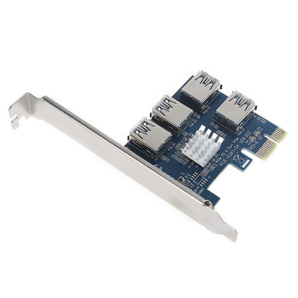 PCI-E 1x - 4x -sovitinkortin laajennuskortti PCI-E 1 - 4 USB 3.0 -sovitinkortti