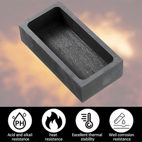2 st 1 kg 665 G Götform Degel Metallgjutform Degelform För Smältning Raffinering Av Guld