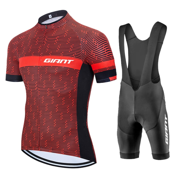 Set 2023 GIANT Miesten kesän lyhythihainen MTB-pyöräilypuku Ropa Ciclismo Pyöräily Maillot Pyöräilypuku Photo Color-3 M