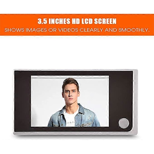 3,5\" LCD HD -näyttöinen ovisilmädigitaalikamera 480 x 320P kuvatarkkuudella ja 120 asteen laajakulmalla, kodin turvajärjestelmä
