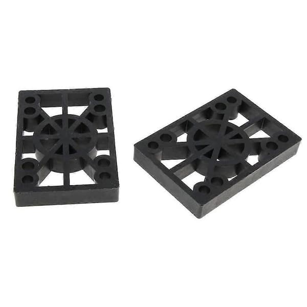 2 stk. hardplast skateboard risere 12 mm longboard støtputer land surfing skateboard tilbehør
