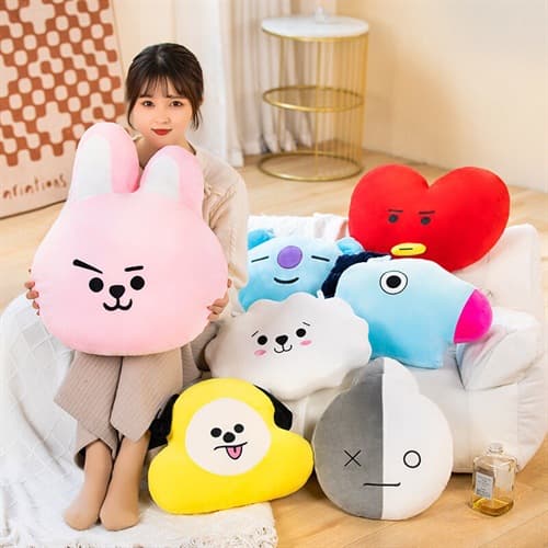 COOKY Vauvan Tyyny Pehmuste, Pehmo, Pinkki - 35cm