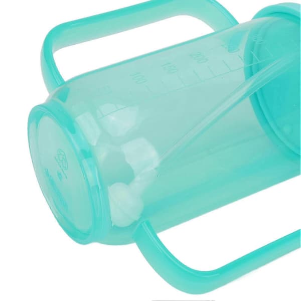 Voksen Sippy Cup Spildsikker Rekonvalescerende Foder Drikkekop med Dobbelt Håndtag til Ældre Handicappede Patienter