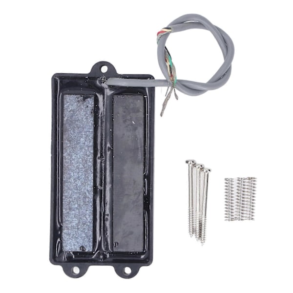 Bass Pickup Lukket Dobbel Spole Støyfri Elektrisk Bass Pickup for 4 Strengs Gitarer