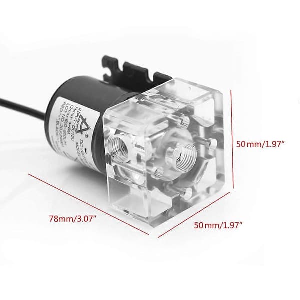 Høj Flow 800L/t CPU Kølevandspumpe 12V 19W G1/4 Gevind til Computer CPU