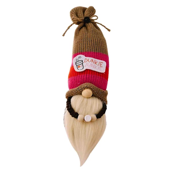 Sæsonbestemt & Julepynt Dejlige Ansigtsløse Gamle Mand Dukke Ornamenter Kaffekop Strikket Dukke Rudolph Ornamenter Q