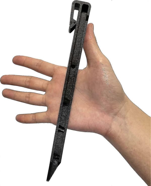 30 st Plast Ecoborder Landskapsmarkering, 25 cm Växtstöd Gräsmatta Stake Heavy Duty