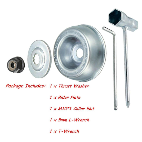 Passer til Stihl FS55 FS56 FS70 FS80 FS83 FS85 FS90 FS100 FS110RX FS120 Klinge Adapter Tilbehør Ma Edition d