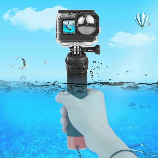 Kelluva vaahtomuovikahva GoPro-kameroille