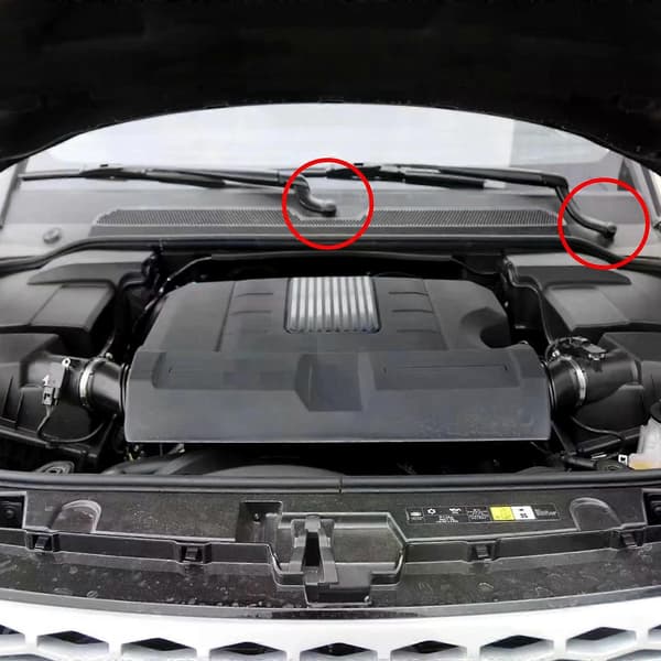 2 stk. Frontruteviskerarm Mutterdeksel For Land Rover Discovery 3 & 4 2005-2016 Biltilbehør