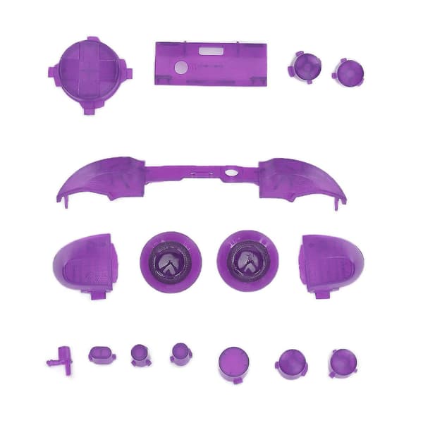 Fullständiga Knappmodifikationskit Trigger Full Trigger Modulset för XBOX Series X för XBOX Series S Controller Transparent Lila