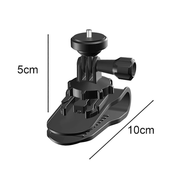 Bil Solskjermfeste 360-graders Roterende Sklisikker Hurtigutløser Stabil Fiksering Kamera Bilklips for Insta360 GO3/for Action4/3/2/for GoPro/for Insta360