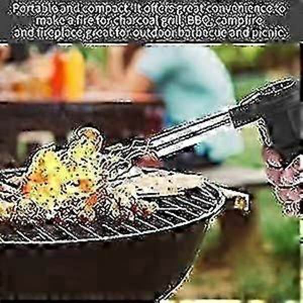 Elektrisk grillfläkt & blåsbälgset för eldstad och grill - Effektivt luftflöde för optimal matlagning