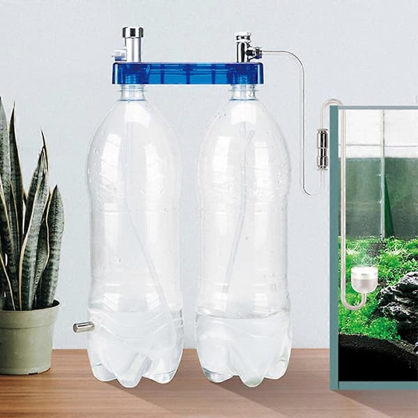 DIY CO2 Diffuser Praktisk D501 Generator Akvariumsystem Kit Pro Nål för Ventil