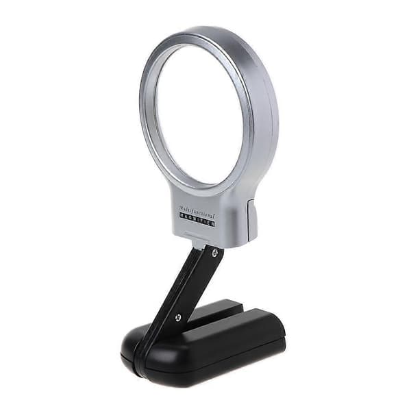 Mini Förstoringsglas Vikbart Fickförstoringsglas Lupp med Svart Rotation