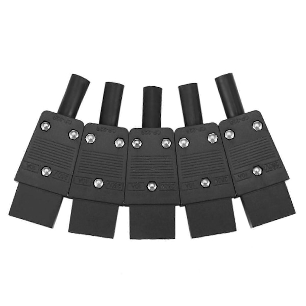 5 st IEC 320 C13 Hona Kontakt Adapter 3-pin Omkopplingsbar Kontakt-Yvan