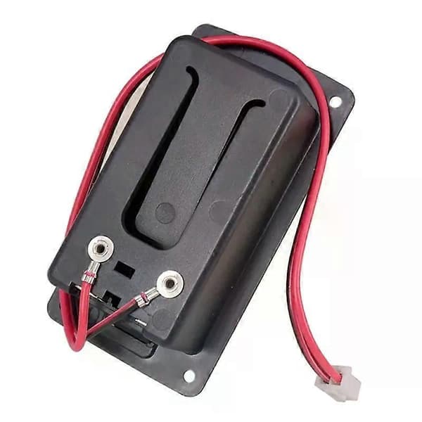 9V Platt Monterad Gitarr Aktiv Pickup Batterilucka Hållare Låda Batteriförvaringsfodral för Elgitarr Bas Tillbehör