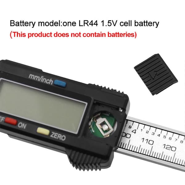 Digital skydelære LCD Digital elektronisk skydelære Måler Mikrometer lineal