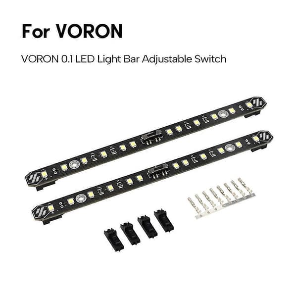1/2 stk. LED lysstrip 3D printer LED kølige hvide lys til Voron 0.1 0.2
