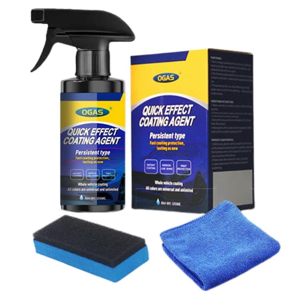 Bil Hurtig Effekt Coating Spray Hurtig Bilvask Bilvoks Til Bilpleje Set A