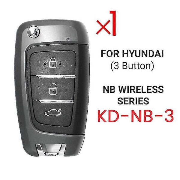 För KEYDIY NB25 Fjärrkontroll Bilnyckel Universal 3 Knappar för KD900/-X2 MINI/ -MAX för Stil