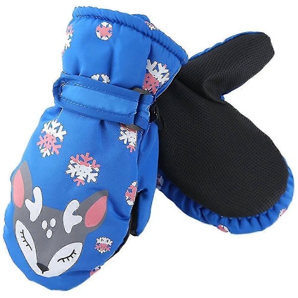 Vinterhansker for barn, vanntette skihansker for babygutter, vindtette og varme hansker for jenter