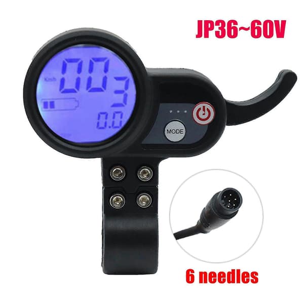 Ebike LCD Display med Accelerator Universal til Elektrisk Scooter, 52v haoyi