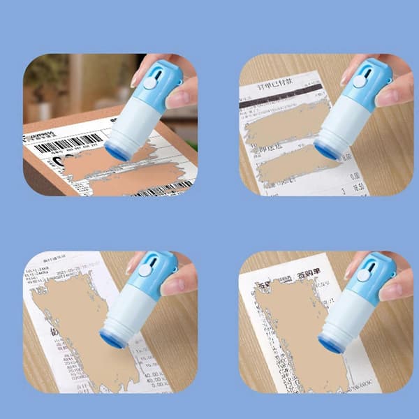 Termiskt papper dataskydd vätska integritetsskydd paketöppnare säkerhet