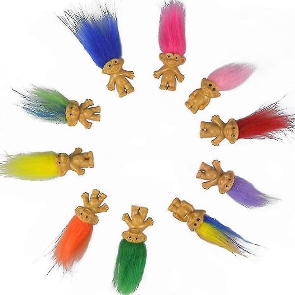 10 Stk. Mini Trolde Dukker