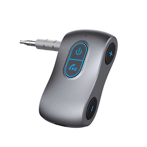 Aux Bluetooth Adapter til Bil, Bluetooth 5.3 Sender Modtager Støjreducerende, Bærbar 3.5mm Aux Bluetooth Adapter Håndfri