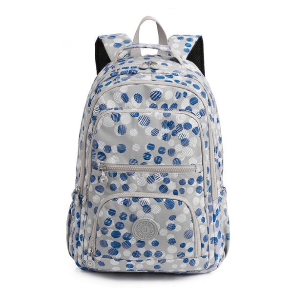 Ny stil studentryggsäck med flera fickor färgglad resväska med tryck style 7