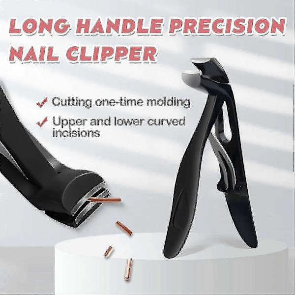Nagelklippare, Nagelklippare för Seniorer, Ergonomiska Stora Nagelklippare för Seniorer, Nagelklippare Nagelfil Set för Tjocka och Inåtväxta Tånaglar