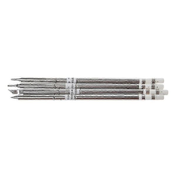 4 stk. T12 Serie Loddekolbespidser Til Hakko Loddestation Fx-951 Fx-9