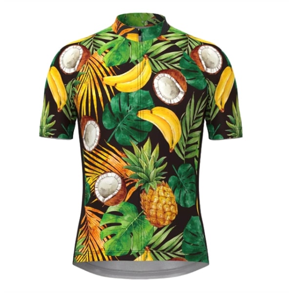 Miesten Hawaiian Tropical Flamingo Print Pyöräilypaitasarjat Lyhythihaiset Pyöräilyvaatteet MTB Ropa Ciclismo Bib Pant Pyöräilyvaatteet 20 3XL