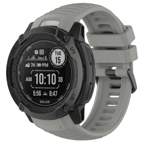 Justerbar silikone urrem til Garmin Instinct 2x - Erstatningsarmbånd - ZZY