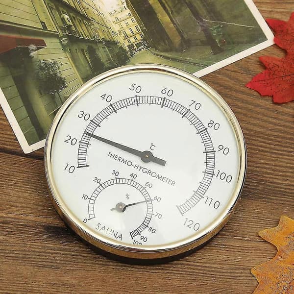 Bastu Termometer Hygrometer 2-i-1 Bastu Termo-hygrometer Bastutillbehör