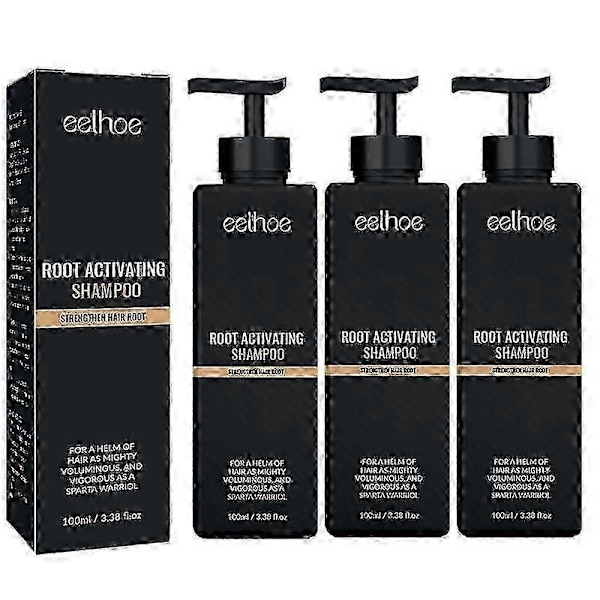3 stk. SPARTAN Root Activator Shampoo, SPARTAN Hårtabsshampoo, Shampoo Root Activator