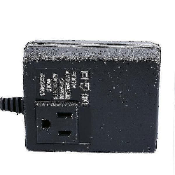 200w Transformator 220v Til 110v/ 110v Til 220v Us/europeisk Plugg Spenningsomformer Team