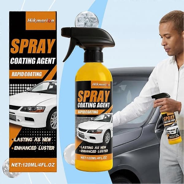 Let-at-spraye Nano-hydrofobisk keramisk coating - Coatingmiddel til overlegen beskyttelse af autolak 120ml 3Pc